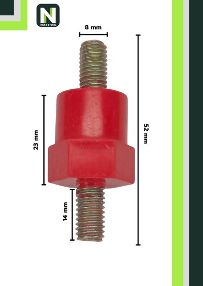 ลูกถ้วยบัสบาร์ฉนวนแดง SP-24 / Busbar Support Insulator SP-24