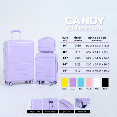 กระเป๋าเดินทางรุ่นCandy