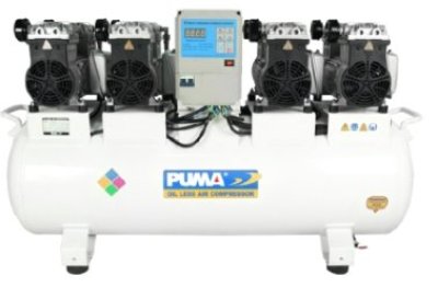 ปั๊มลมพูม่าแบบไม่ใช้น้ำมัน PUMA Oilfree Air compressor Model : WD-8110