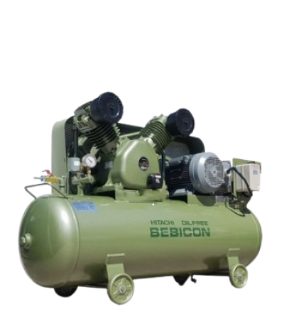ปั๊มลม HITACHI AIR COMPRESSOR OIL FREE  Model :7.5OP-8.5GA5A