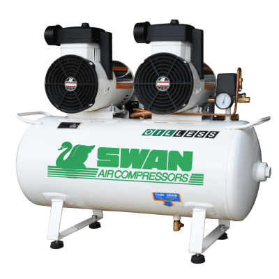 ปั๊มลมสวอนแบบไม่ใช้น้ำมัน swan oil free compressor DR-115TD