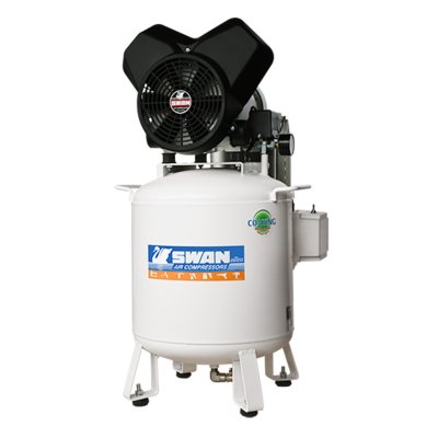 ปั๊มลมสวอนแบบไม่ใช้น้ำมัน swan oil free compressor PV-202-50L