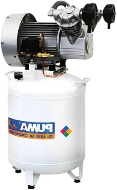 ปั๊มลมพูม่าแบบไม่ใช้น้ำมัน PUMA Oilfree Air compressor Model : OF-2550V
