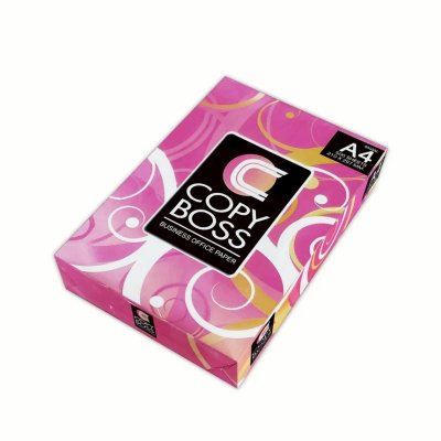 Copy Boss กระดาษถ่ายเอกสาร ขนาด A4 ความหนา 80 แกรม จำนวน 500 แผ่น (แพ็ค 5 สุดคุ้ม)