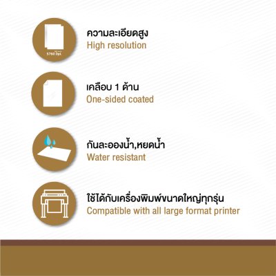 Hi-jet กระดาษโฟโต้ Inkjet Matt 120 แกรม ไซส์ม้วน