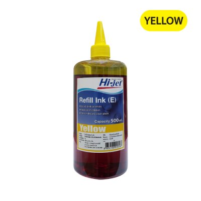 Hi-jet หมึกเติม Inkjet Refill (EPSON) 500 ml. (ชุดสุดคุ้ม 6 สี)
