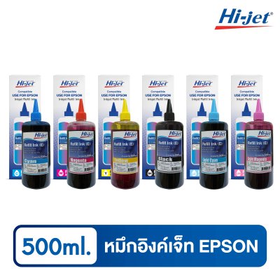 Hi-jet Inkjet Refill Ink for (EPSON) 500 ml – Color Selectable