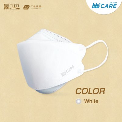 Hi-Care Plus 4 หน้ากากแบบ 3 มิติ หน้ากากอนามัยหนาพิเศษ แผ่นกรอง 4 ชิ้นชนิดคล้องหู