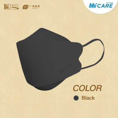 Hi-Care Plus 4 หน้ากากแบบ 3 มิติ หน้ากากอนามัยหนาพิเศษ แผ่นกรอง 4 ชิ้นชนิดคล้องหู
