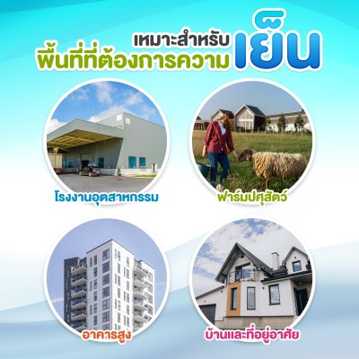 Hi-jet สีชิลเทค(Chilltech) สีสะท้อนความร้อน ลดอุณหภูมิเฉลี่ย 10°C เหมาะสำหรับทุกพื้นผิว ขนาด 5 กก. และ 20 กก.