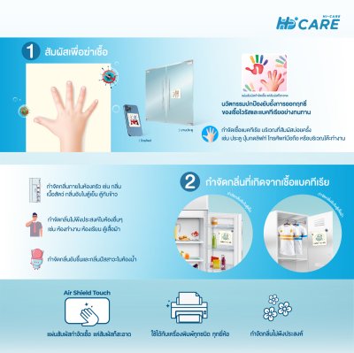 Hi-Care Air Shield Nano Silver Antimicrobial Film Sticker (ปกป้องและยับยั้งเชื้อแบคทีเรีย) 10 Sheets/Pack