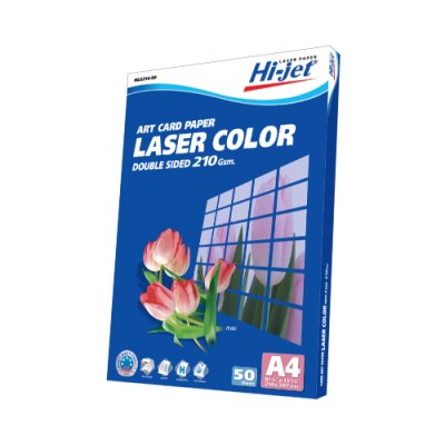Hi-jet กระดาษอาร์ตมัน Laser Art Glossy Photo Paper 210 แกรม A4 50 แผ่น
