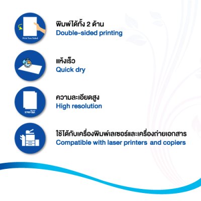 Hi-jet กระดาษอาร์ตมัน Laser Art Glossy Photo Paper 210 แกรม A4 50 แผ่น