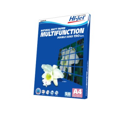 Hi-jet กระดาษถนอมสายตา Multifunction  Natural Matt Paper 190 แกรม A4 50 แผ่น