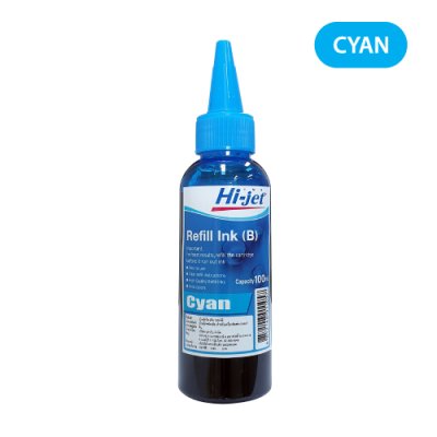 Hi-jet หมึกเติม Inkjet Refill Ink สำหรับแบรนด์ (ฺBrother) (บราเธอร์) 100 ml. (เลือกสีได้) หมึกเติมเกรดพรีเมี่ยม