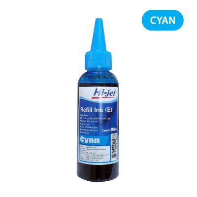 Hi-jet หมึกเติม Inkjet Refill Ink (EPSON) เอปสัน 100 ml. (ชุดสุดคุ้ม 6 สี)