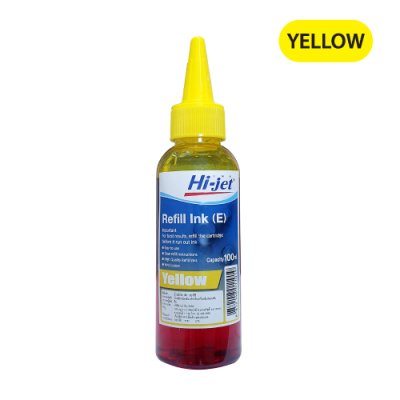 Hi-jet หมึกเติม Inkjet Refill Ink (EPSON) เอปสัน 100 ml. (ชุดสุดคุ้ม 6 สี)