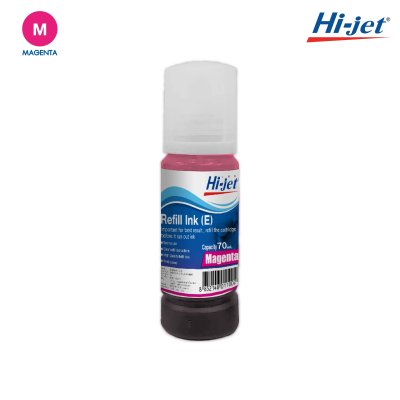 Hi-jet Inkjet Refill Ink 70 ml for (EPSON) – Color Selectable, High Quality Compatible Ink