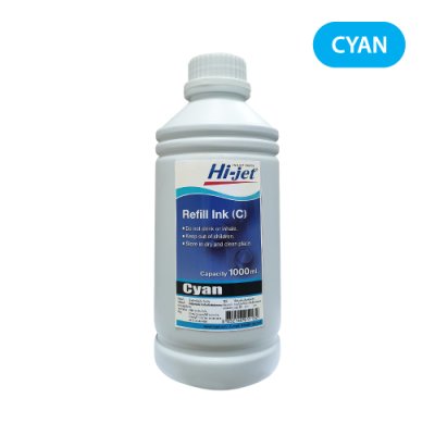 Hi-jet Inkjet Refill Ink 1000 ml – 4 Color Set (Brand Selectable) – High Quality Compatible Ink
