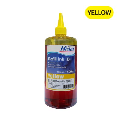 Hi-jet หมึกเติม Inkjet Refill Ink สำหรับแบรนด์ (ฺBrother) (บราเธอร์) 500 ml. (เลือกสีได้)  หมึกเติมเกรดพรีเมียม
