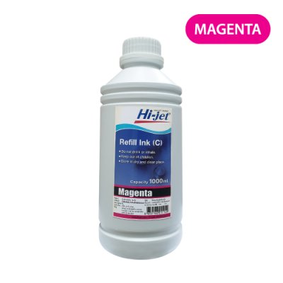 Hi-jet หมึกเติม Inkjet Refill Ink สำหรับแบรนด์ (ฺCANON) (แคนนอน) หมึกเติมเกรดพรีเมี่ยม หมึกเทียบเท่า 1000 ml. (เลือกสีได้)