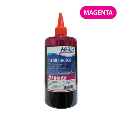 Hi-jet หมึกเติม Inkjet Refill Ink สำหรับแบรนด์ (ฺCANON) (แคนนอน) หมึกเติมเกรดพรีเมี่ยม หมึกเทียบเท่า 500 ml. (เลือกสีได้)