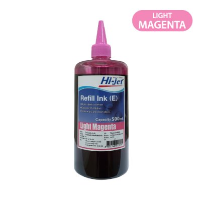Hi-jet หมึกเติม Inkjet Refill Ink สำหรับแบรนด์ (EPSON) (เอปสัน) 500 ml. (เลือกสีได้)