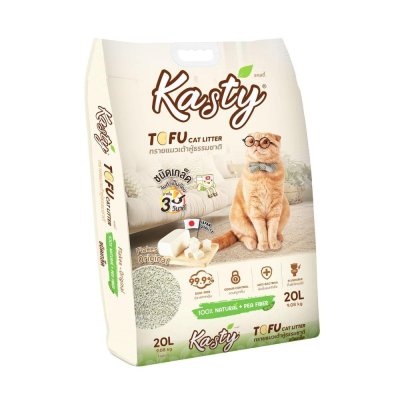 Kasty Flakes Tofu Cat Litter, Original scent 20L.[9.08kg.]