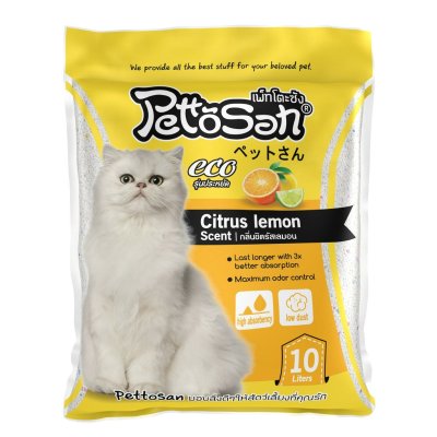 Petto San ทรายแมว Lemon 10L