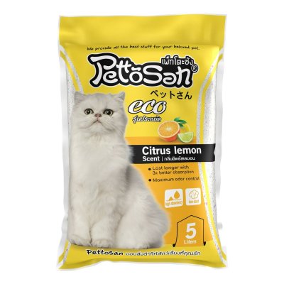 Petto San ทรายแมว Lemon 5L.