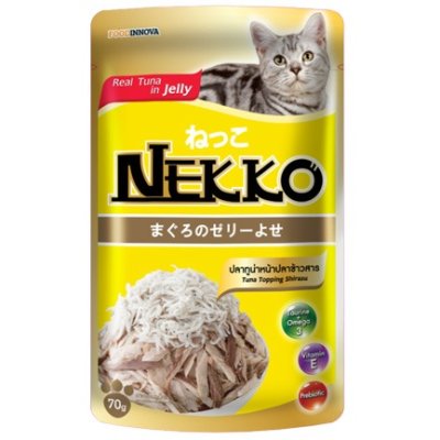 Nekko ทูน่า ปลาข้าวสารในเยลลี่ 70g.
