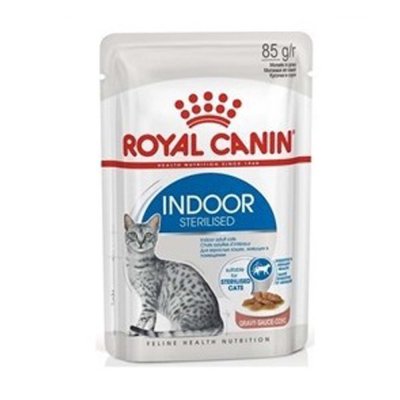 Royal Canin Indoor  in Gravy Pouch 85g.