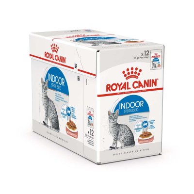 Royal Canin Indoor  in Gravy Pouch12pcs.x85g.