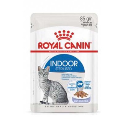 Royal Canin Indoor  in Jelly Pouch 85g.