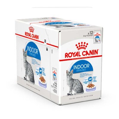 Royal Canin Indoor  in Jelly Pouch 12pcs.x85g.