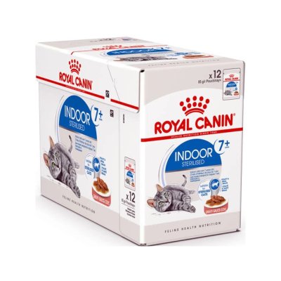 Royal Canin Indoor 7+ Pouch Gravy 12pcs.x85g.