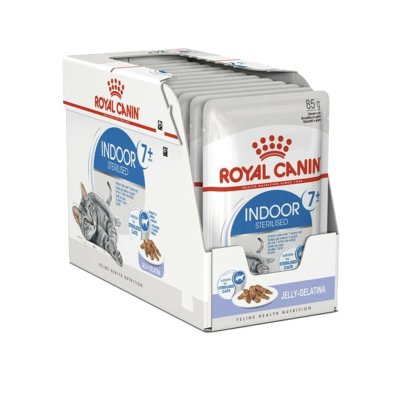 Royal Canin Indoor 7+ in Jelly Pouch 12pcs.x85g.