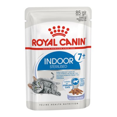 Royal Canin Indoor 7+ in Jelly Pouch 85g.