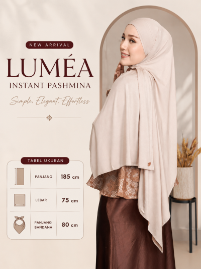 Gayatribasic Lumea Series Hijab Pashmina Bandana Cotton Aerism | Pashmina Instan Premium