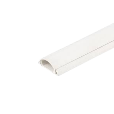 L-CT230W รางเก็บสายไฟโค้ง(หลังเต่า) 11*30 - สีขาว รุ่น Leetech