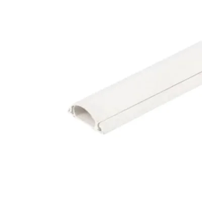 L-CT230W รางเก็บสายไฟโค้ง(หลังเต่า) 11*30 - สีขาว รุ่น Leetech