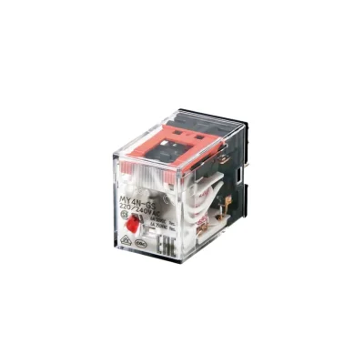 MY4N-GS 220-240VAC Relay Omron(ไฟสีแดง)