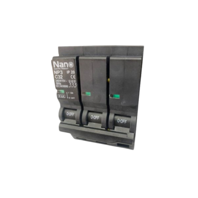 NP3C32 เซอร์กิตเบรกเกอร์ ปลั๊กออน 3P-32A-6kA (NANO)