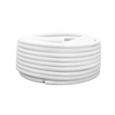 ท่ออ่อนลูกฟูก PVC สีขาว - Leetech