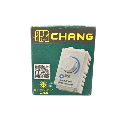 สวิตซ์หรี่ไฟ - รุ่น DCH-509 Chang (สีขาว,สีดำ)