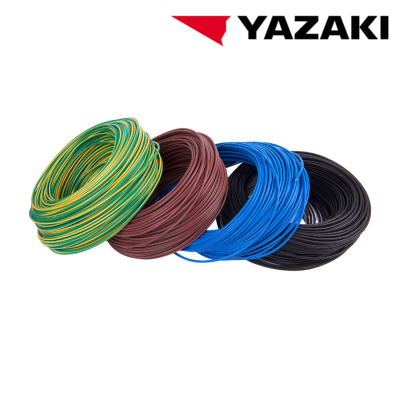 สายไฟ IEC01 THW (สีฟ้า) - Yazaki