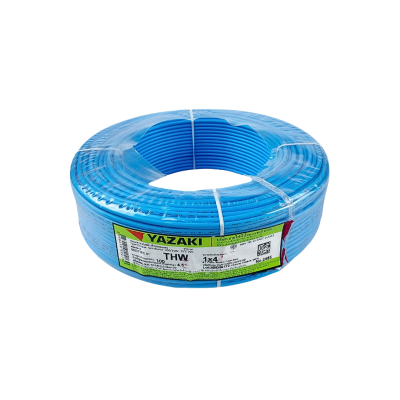 สายไฟ IEC01 THW (สีฟ้า) - Yazaki