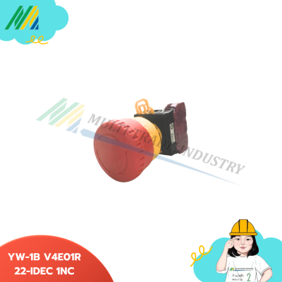 YW1B-V4E11R Emergency Stop 22-IDEC-NO-1NC