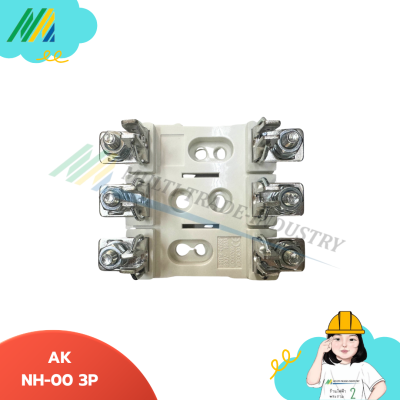 AK NH-00 3P ฐานฟิวส์ใบมีด fuse link