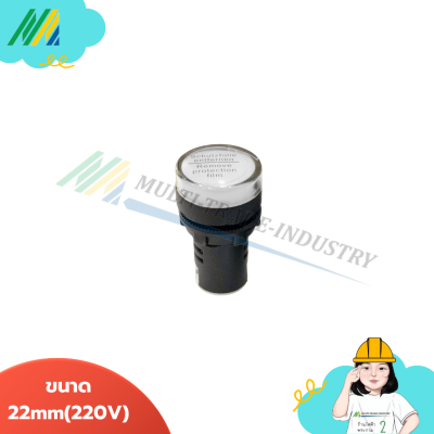 ไฟลอตแลมป์ LED 220V 22mm
